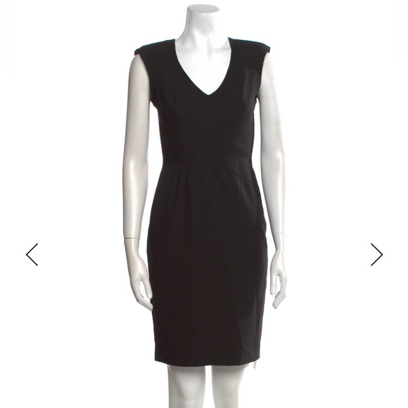 Black Halo Jagger Mesh Back Dress - Picture 7 of 15